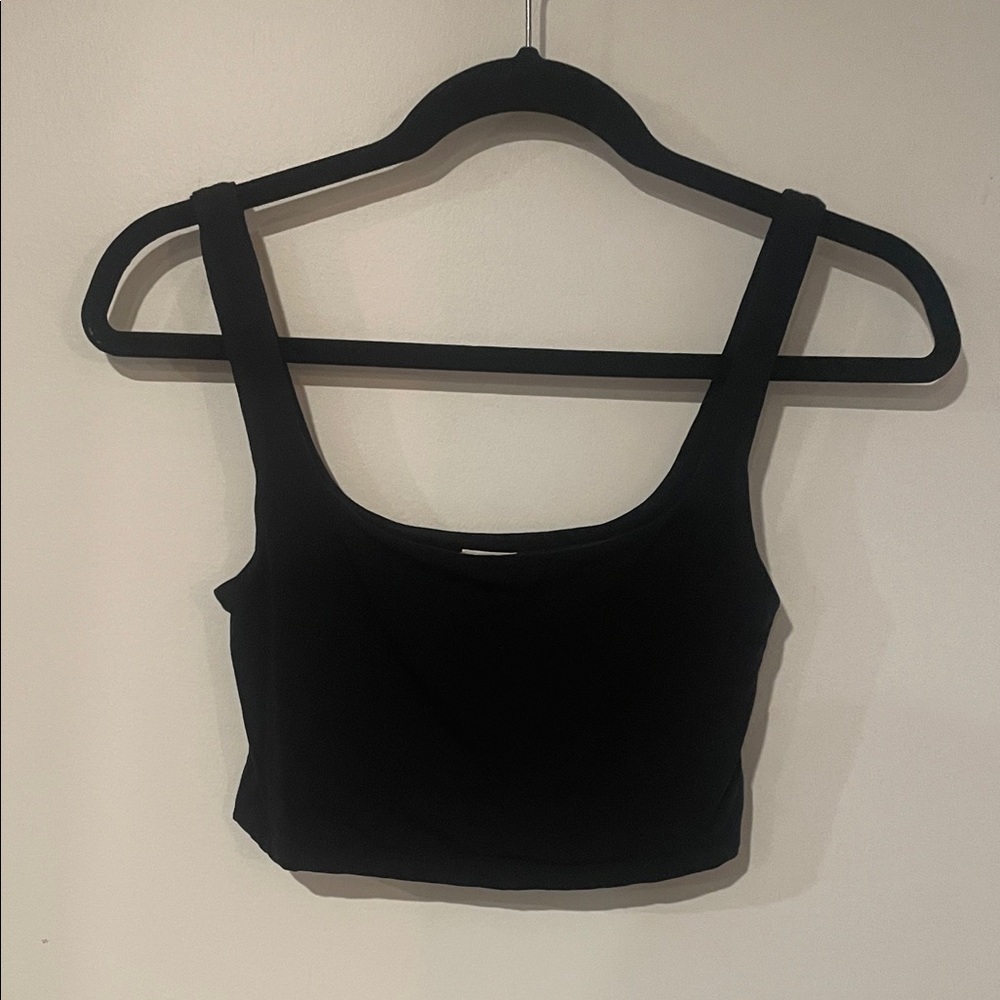 Wilfred Black Crop Top Sz S